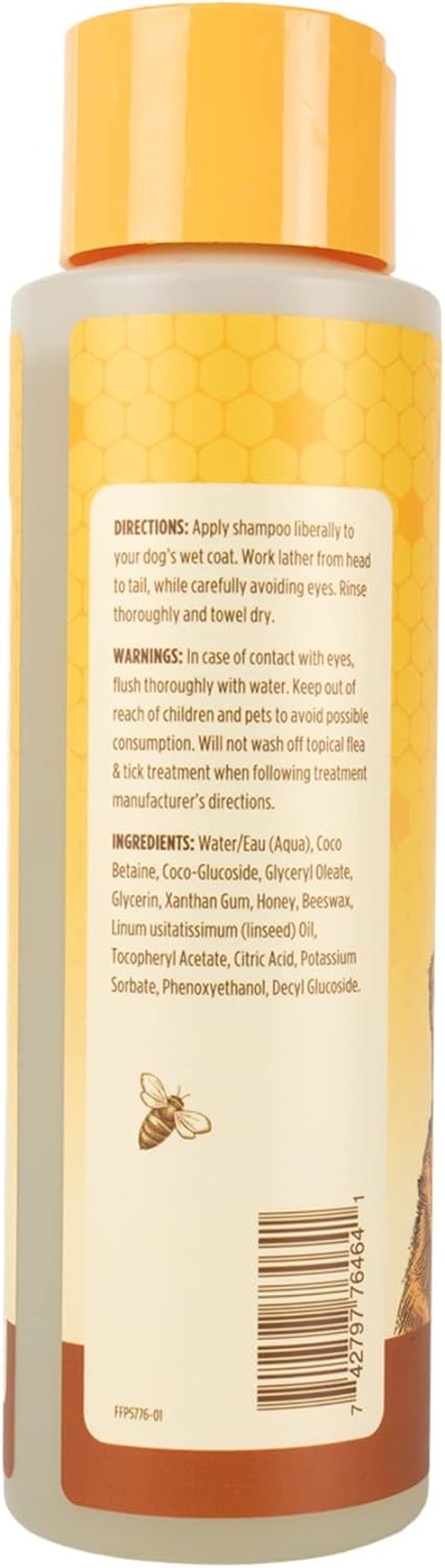 Natural Shed Control Shampoo with Omega 3 and Vitamin E | Shedding Dog Shampoo | Cruelty Free, Sulfate & Paraben Free, Ph Balanced for Dogs - Made in USA, 16 Ounces