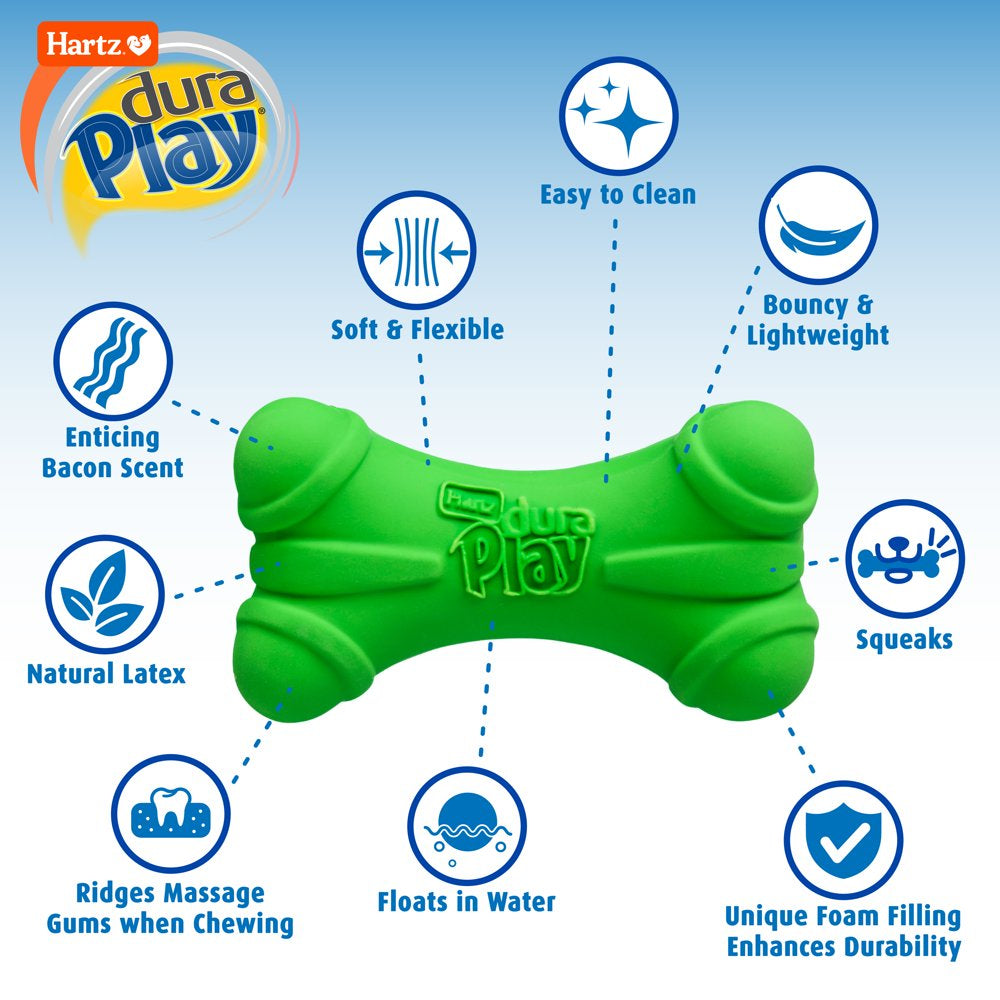 Dura Play Bone Dog Toy, Medium, Color Will Vary