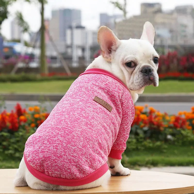 Winter Knitted Dog Pullover Sweater