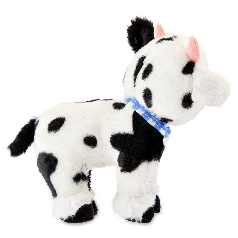 Plush Cow Dog Toy, Chew Level 3, Recycle Stuffing