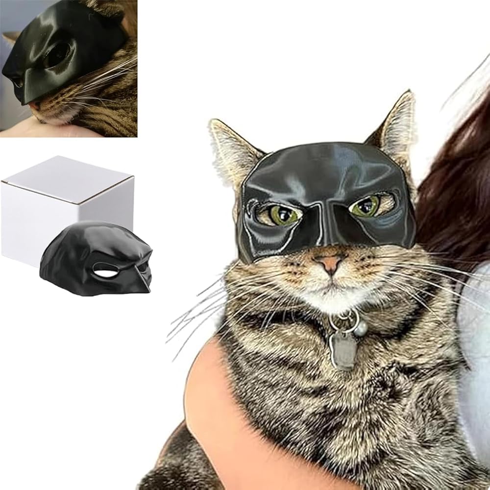 Superhero Cat Mask for TikTok Trends