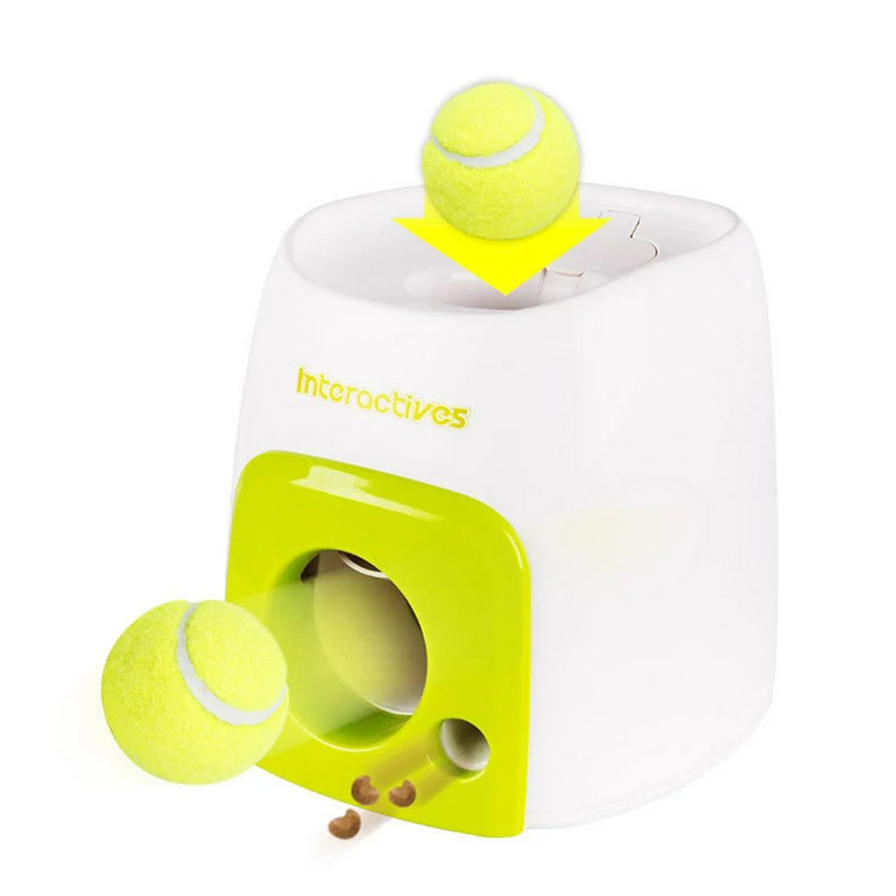 Pet Dog Interactive Toys Tennis Ball Launcher for Small to Large