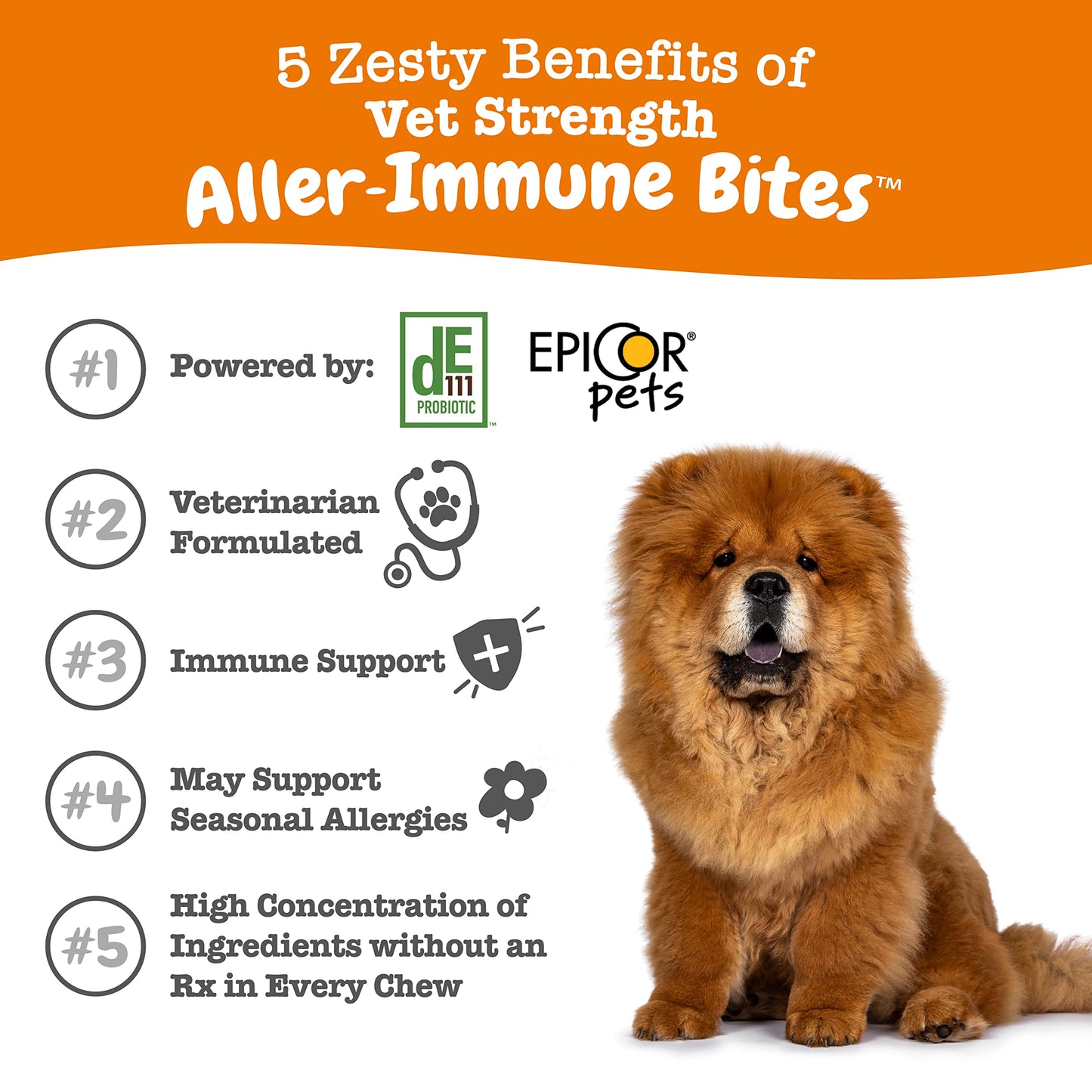 Zesty Paws Dog Allergy Relief - Anti Itch Supplement - Omega 3 Probiotics for Dogs - Digestive Health - Soft Chews for Skin & Seasonal Allergies - with Epicor Pets - Lamb - 90 Count