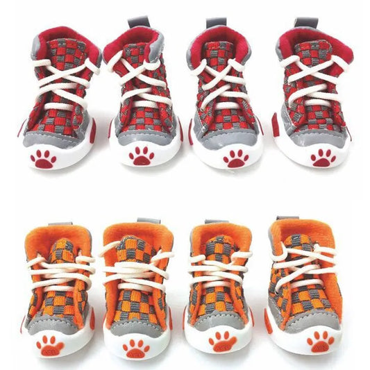 Dog Shoes Football Style