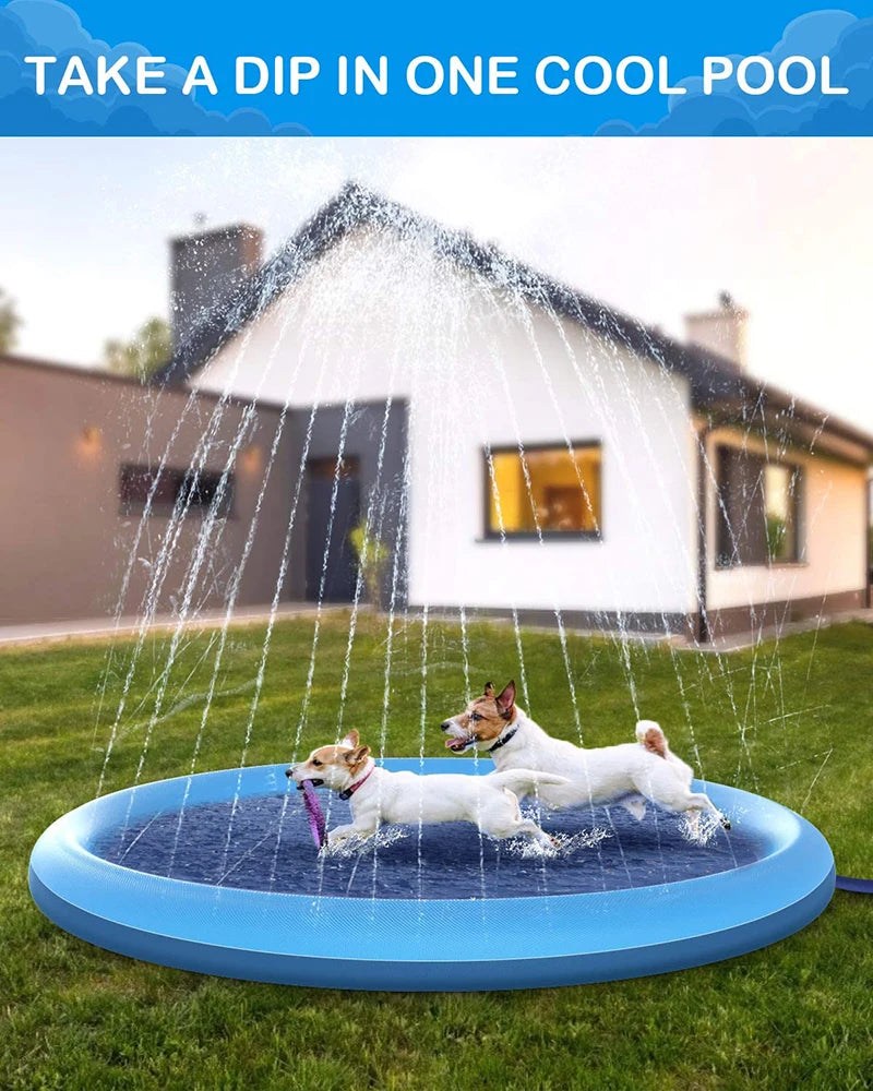 Pet Sprinkler Pad Play Cooling Mat