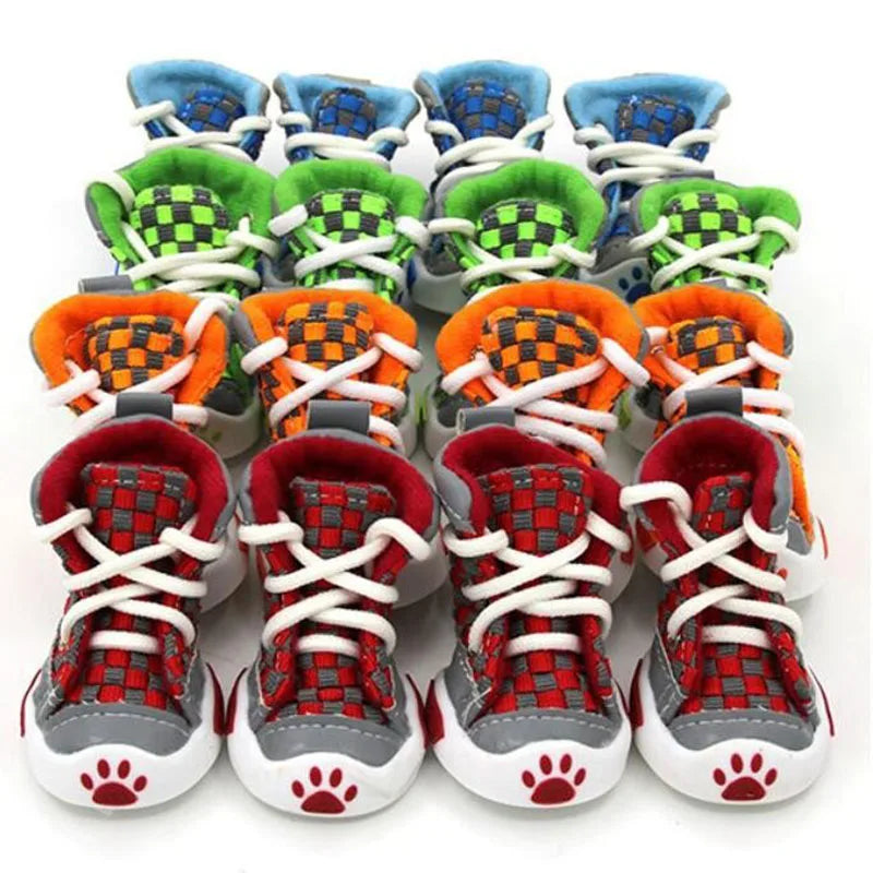 Dog Shoes Football Style