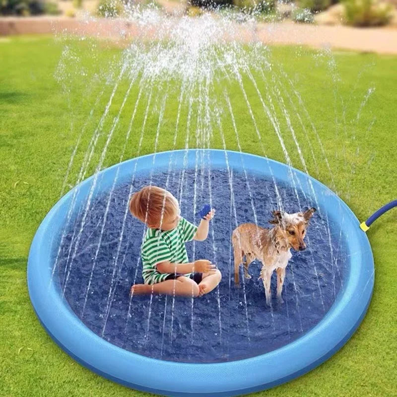 Pet Sprinkler Pad Play Cooling Mat