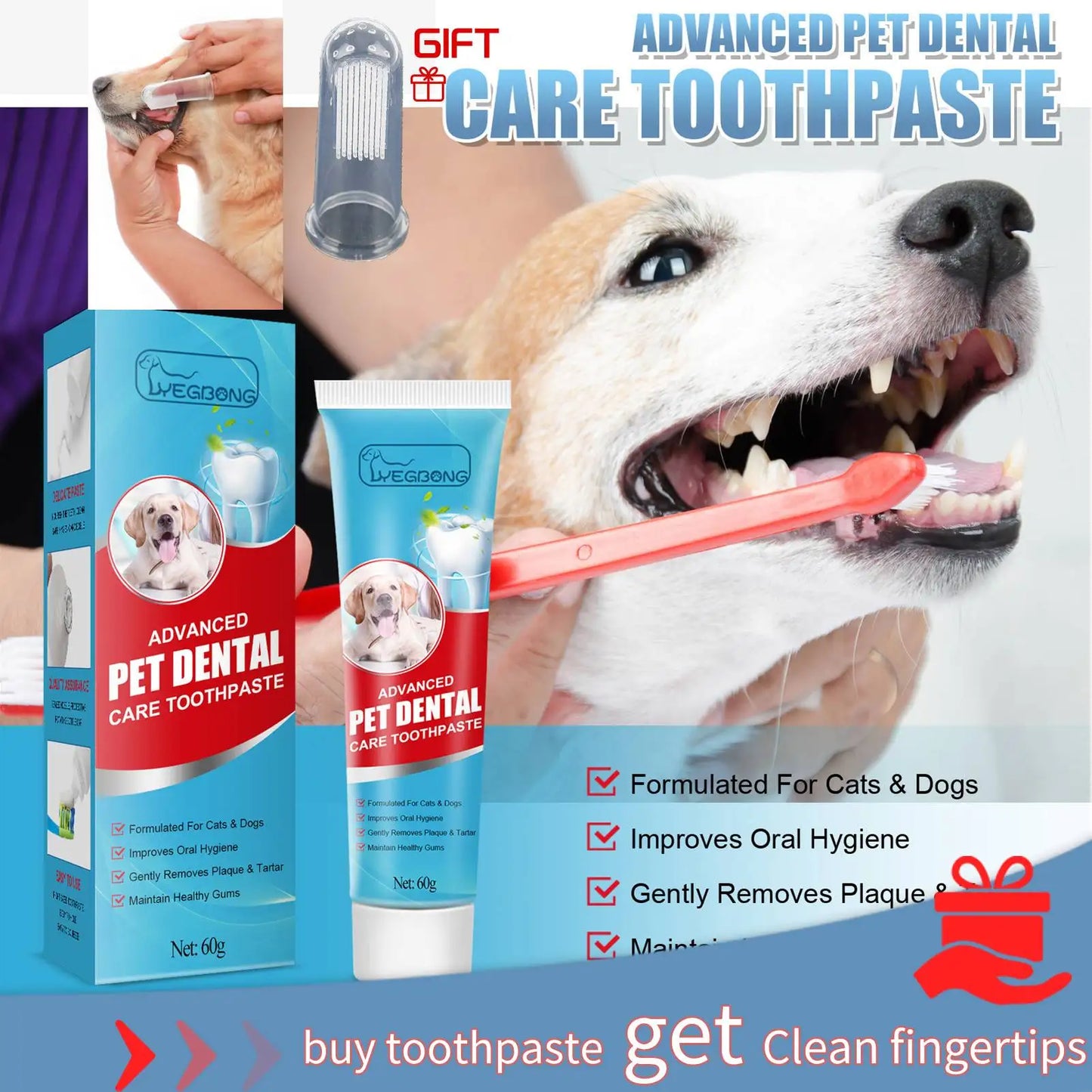 Fresh Breath Edible Pet Toothpaste