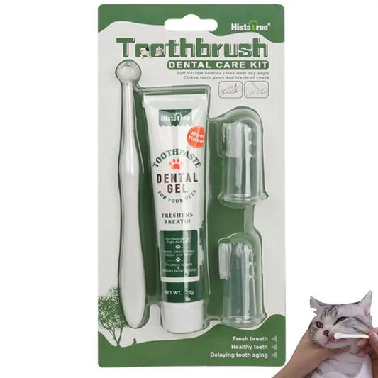 Dog Tooth Brushing Kit Removes Tough Teeth Stains