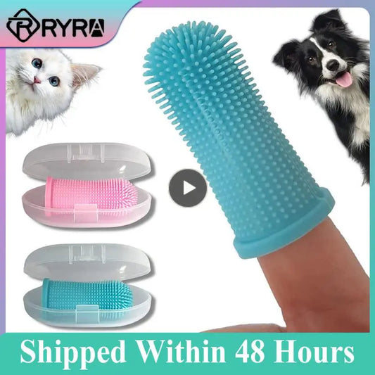 Dog Super Soft Pet Finger Toothbrush