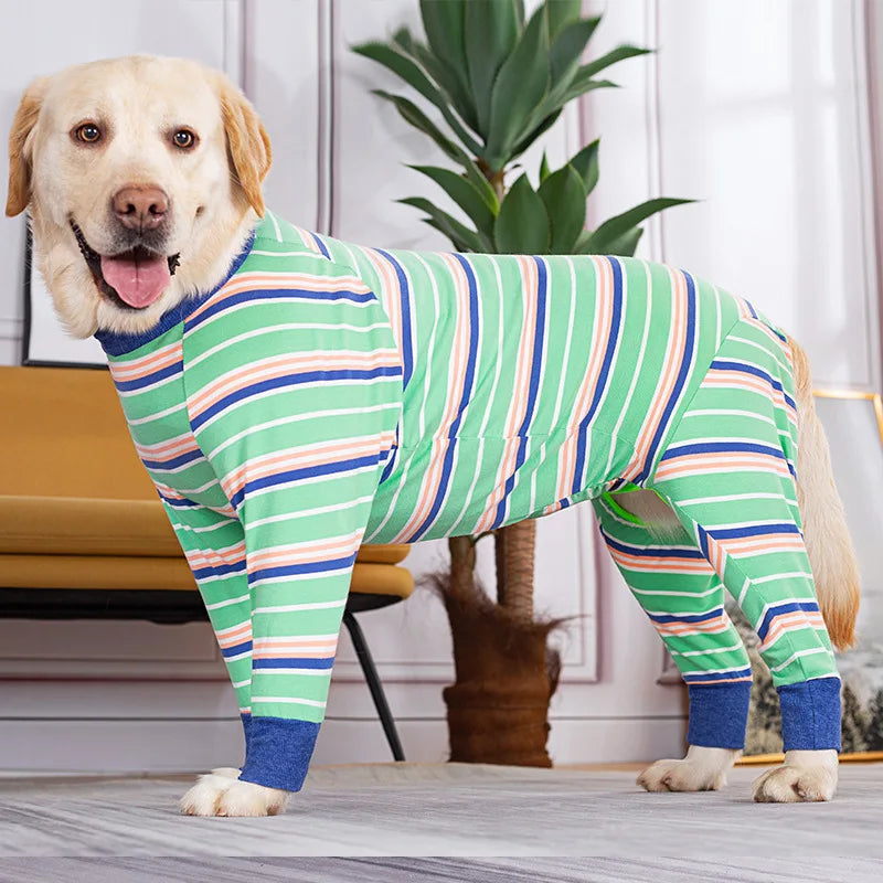 Cartoon Print Cotton Pajamas For Dogs