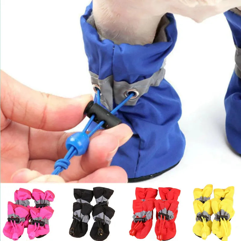 Waterproof Pet Dog Shoes  Anti-slip Rain Boots