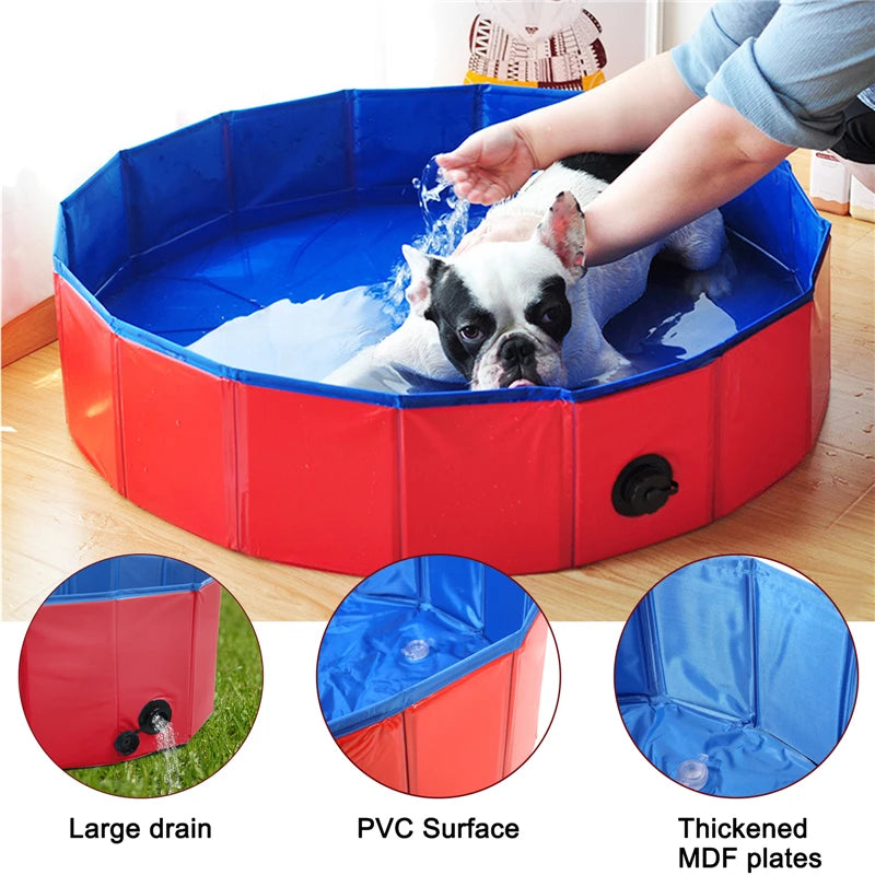 Foldable Dog Pool OR Pet Bathtub