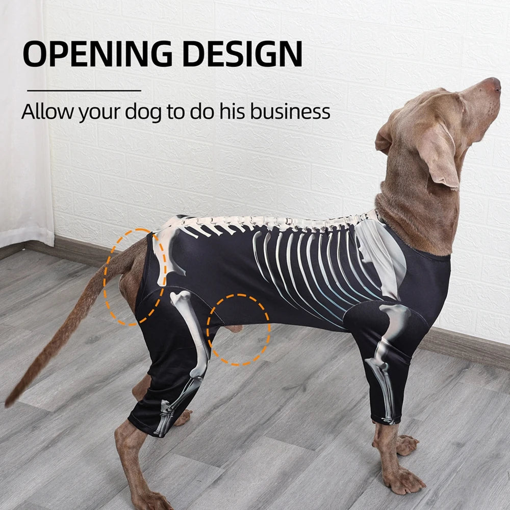 Halloween Skeleton Big Dog Costume