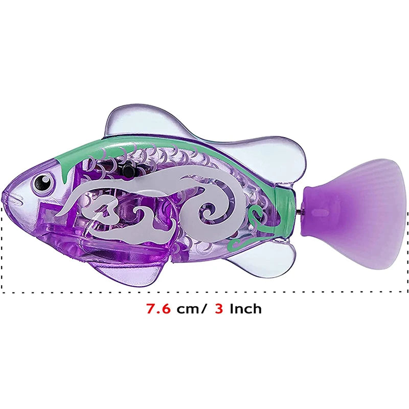 LED cat interactive electric fish cat toy