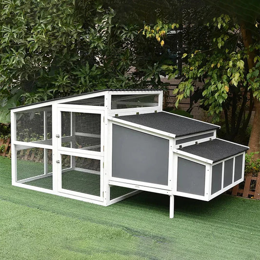 Chicken Hen House Outdoor Pen Hutch Enclosure