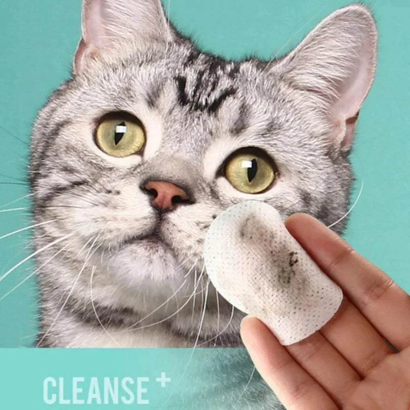 Pet Clean Eyes Remove Eye Dirt Dog Cat Universal Wet Paper Wipe