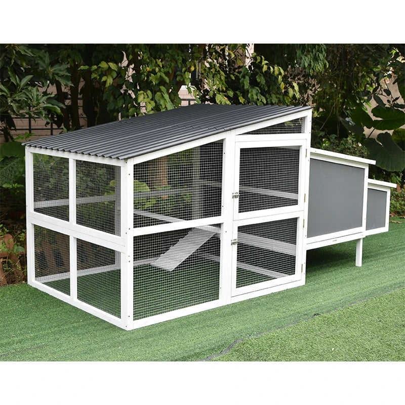 Chicken Hen House Outdoor Pen Hutch Enclosure