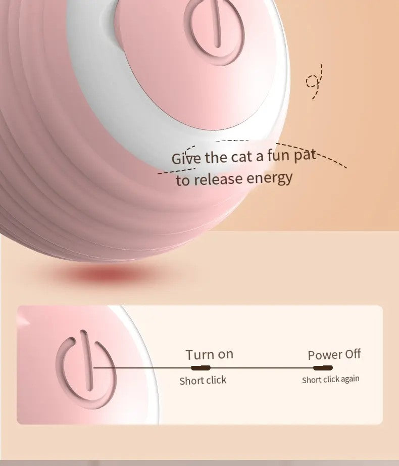 USB Rechargeable Automatic Rolling Smart Cat Ball