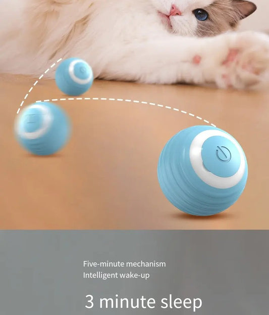 USB Rechargeable Automatic Rolling Smart Cat Ball