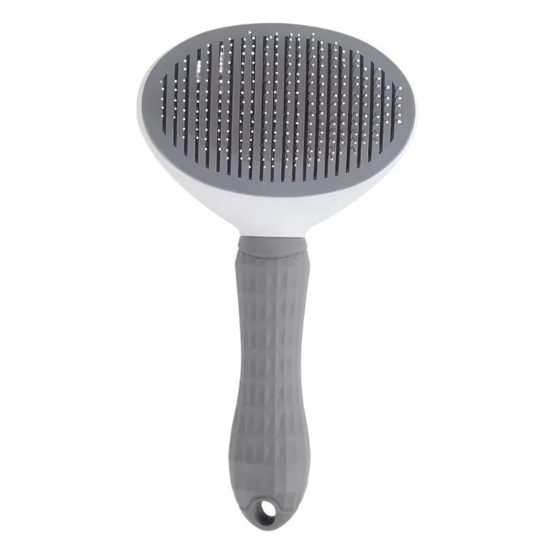 Ergonomic Pet Grooming Brush For Easy Tangle Matted Undercoat Fur Removal