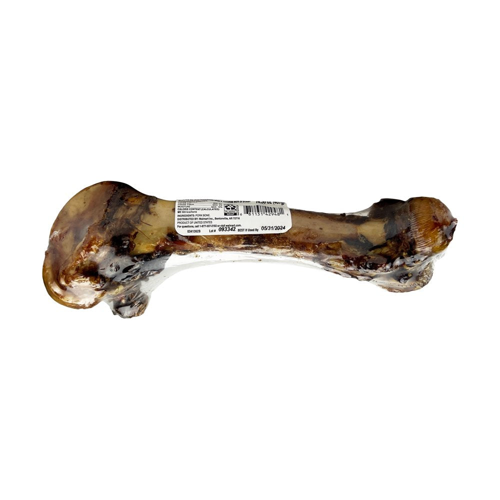 Natural Jumbo Pork Femur Chew for Dogs, 1 Count, 14.38 Oz