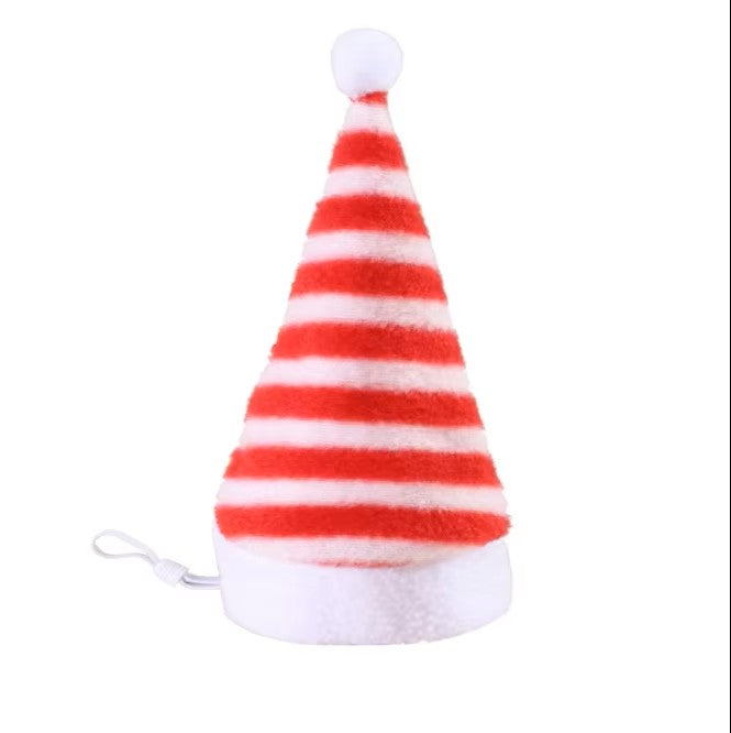 Mini Dog Cat Christmas Holiday Santa Elf Hat