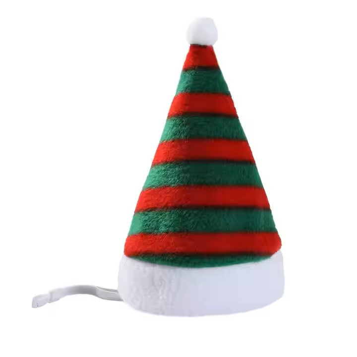 Mini Dog Cat Christmas Holiday Santa Elf Hat