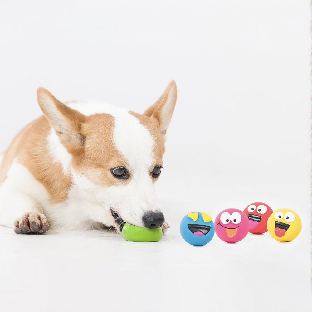 Playful Buddy Dog Toys, Emoticon, Extra Small, 5 Count