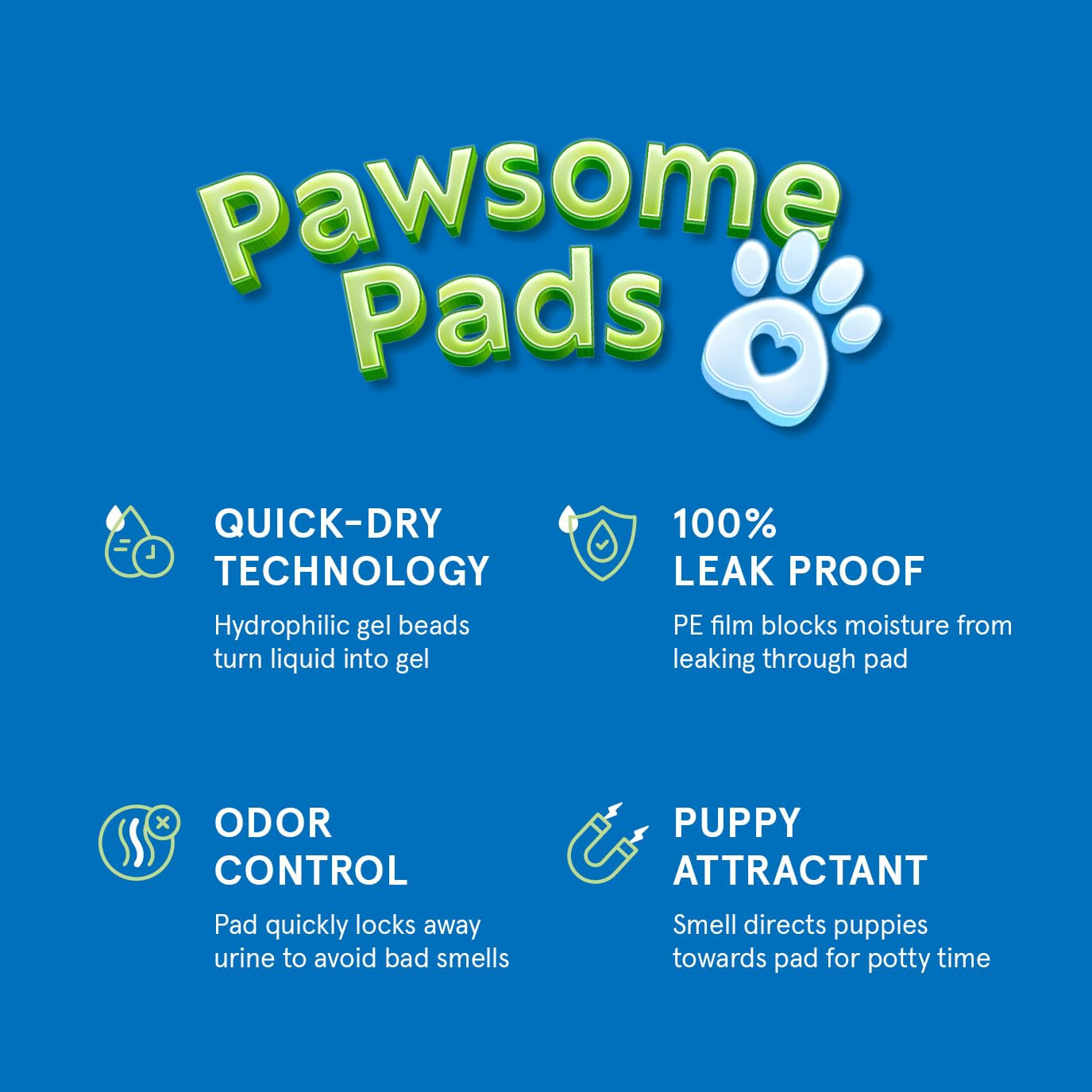 Professional title: "Pet Training Pads for Dogs - 100 Count, 22" x 22" Leak-Proof Puppy Potty Pads with Quick-Dry Surface - Heavy Duty Absorbent Disposable Wee Pad Bulk Pack"