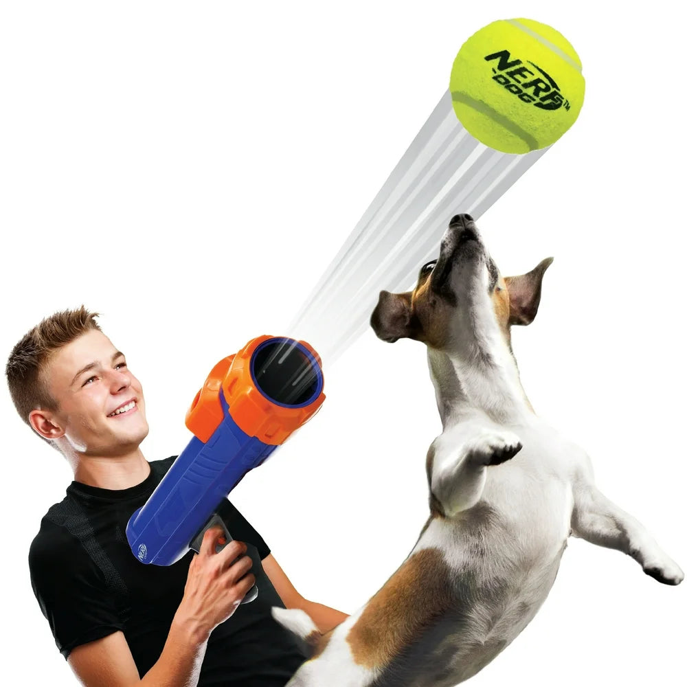 16” Tennis Ball Blaster Dog Toy with 4 Balls