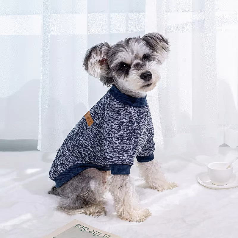 Winter Knitted Dog Pullover Sweater