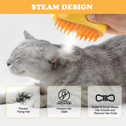 Cool Vape Pet Soft Hair Removing Massaging Cleaning Brush